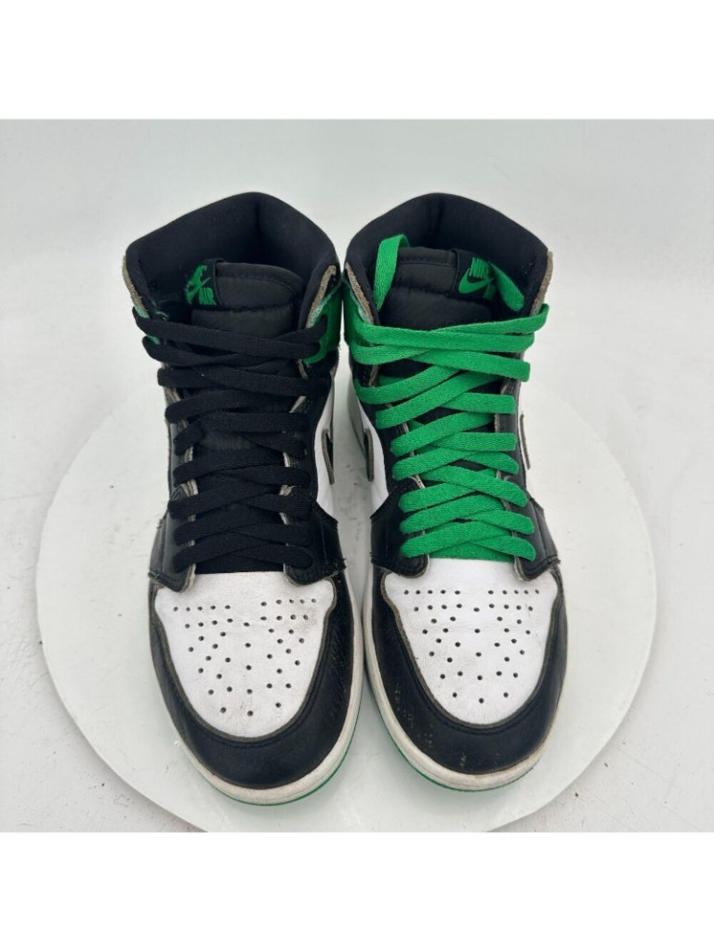 Nike Air Jordan 1 Retro High OG Women 8.5 GS 7Y Lucky Green FD1437-031 - Picture 3 of 11